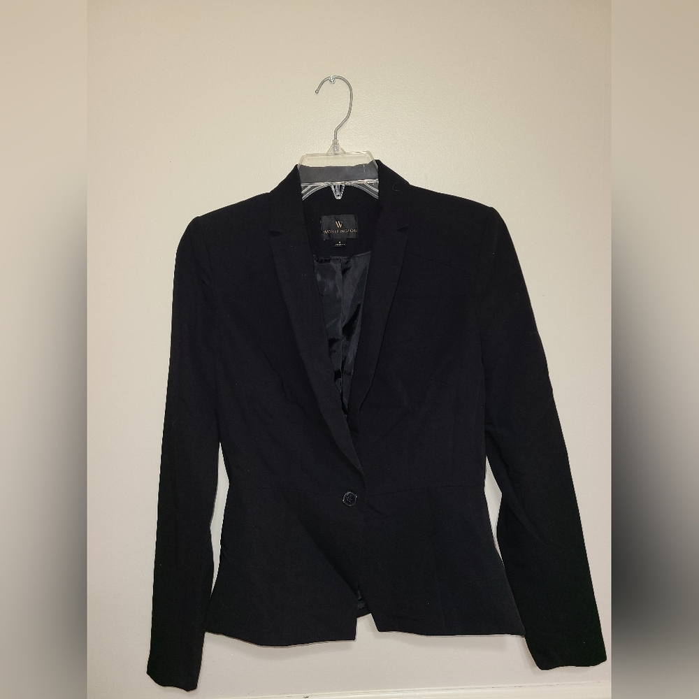Women's black blazer jacket